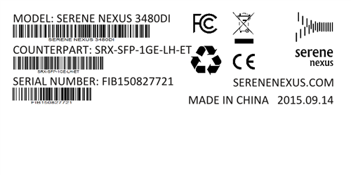 Zamiennik modułu / wkładki SFP Juniper SRX-SFP-1GE-LH-ET