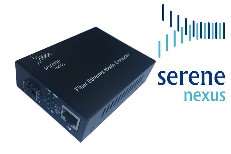 Gigabitowy media konwerter RJ45-SFP Serene Nexus FMC-G11LC