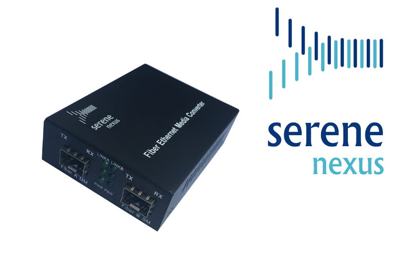 Gigabitowy media konwerter Serene Nexus FMC-SSLC (SFP-SFP)