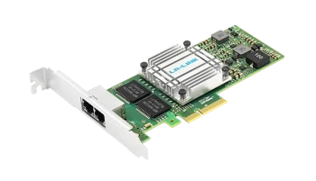 LR-LINK LREC9712HT PCIe x4 Dual-Port Gigabit Ethernet Network Adapter (Intel I350 Based)