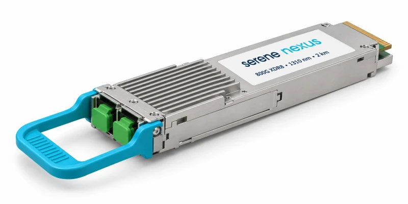 Serene Nexus 800G XDR8 OSFP – widok przedni