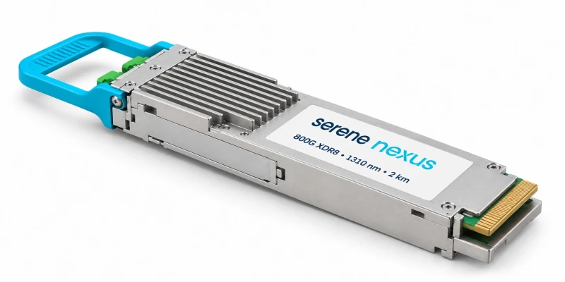 Serene Nexus 800G XDR8 OSFP – widok tylny