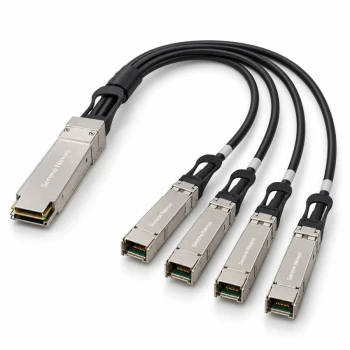 Serene Nexus kabel DAC 100G QSFP28–4×SFP28 pasywny 5 m