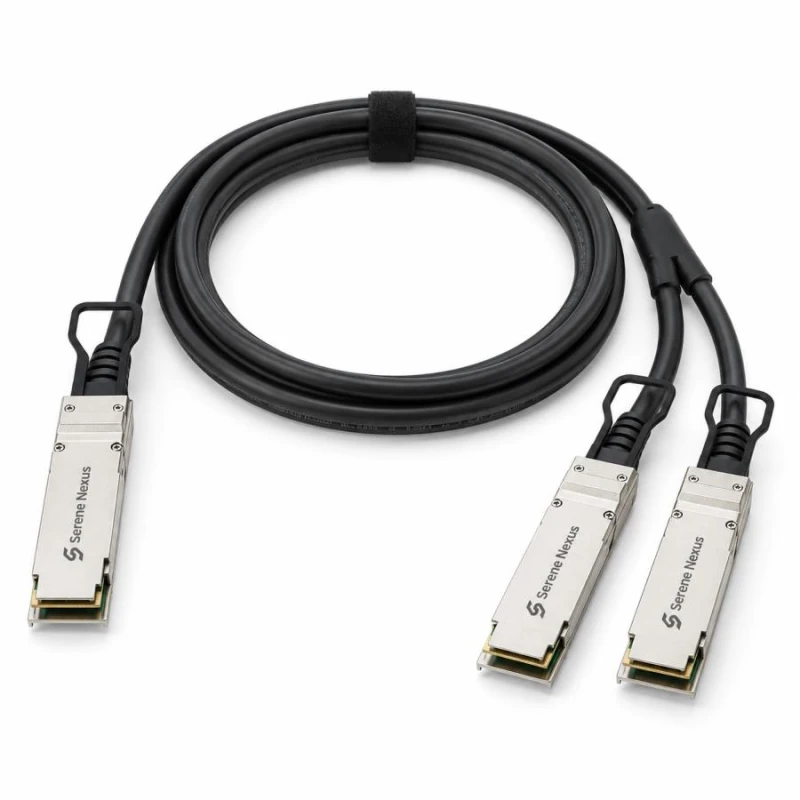 Serene Nexus Pasywny kabel DAC 100G QSFP28 → 2×QSFP28 50G