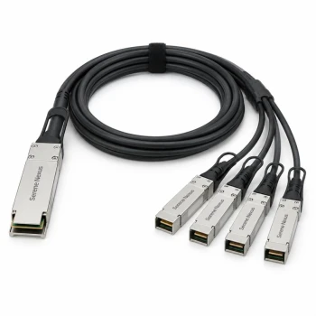Serene Nexus Aktywny kabel DAC breakout 100G QSFP28 → 4×SFP28 1 m