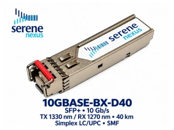 Moduł światłowodowy 10G SFP+ 40km Tx:1330nm/Rx:1270nm Simplex LC/UPC SMF