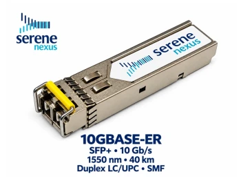 Moduł SFP+ 10GBASE-ER 1550 nm 40 km SMF – Serene Nexus