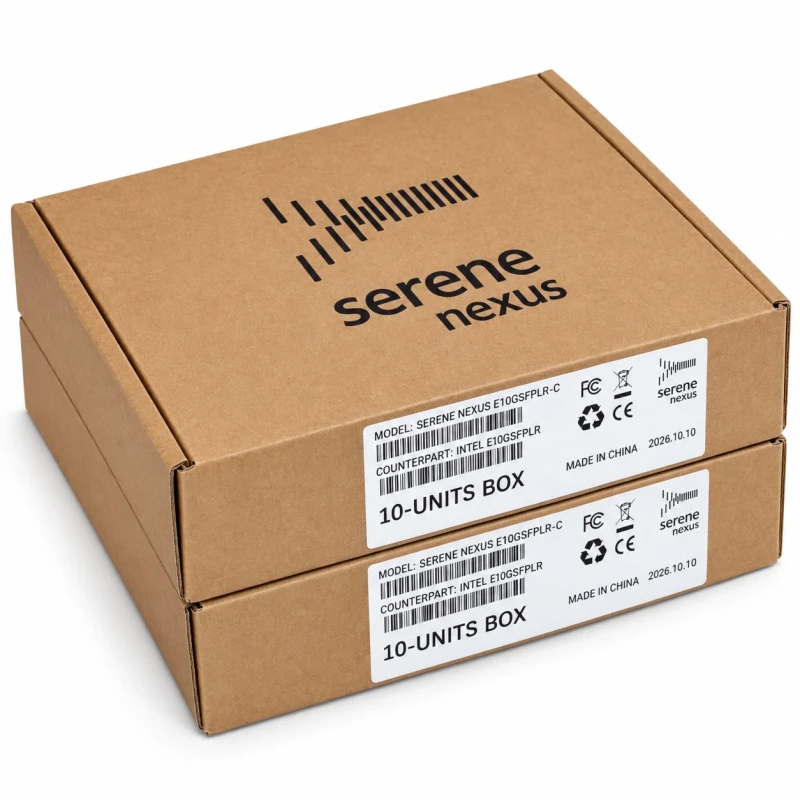 Pudełka zbiorcze Serene Nexus E10GSFPLR-C – Intel E10GSFPLR