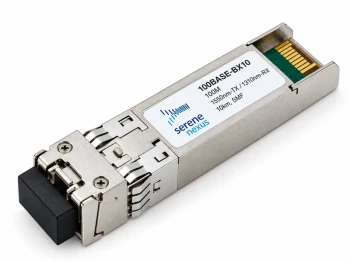 Serene Nexus 100BASE-BX10 – SFP 100 Mb/s, BiDi TX 1550 / RX 1310 nm, 10 km, LC simplex