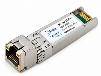Serene Nexus 100BASE-T-I – SFP 100 Mb/s, RJ45, 100 m, industrialny