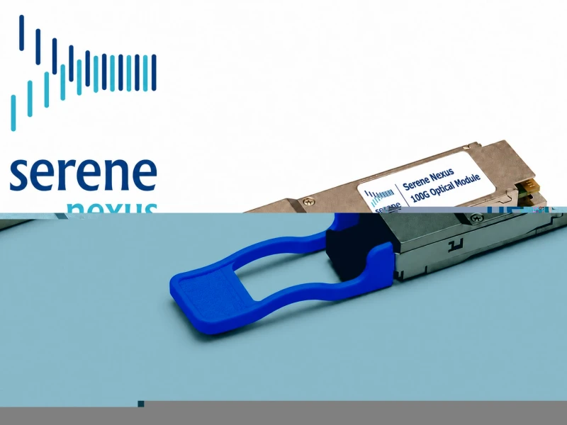 Moduł optyczny Serene Nexus 100G QSFP28 LR4 10 km duplex LC/UPC – zdjęcie poglądowe