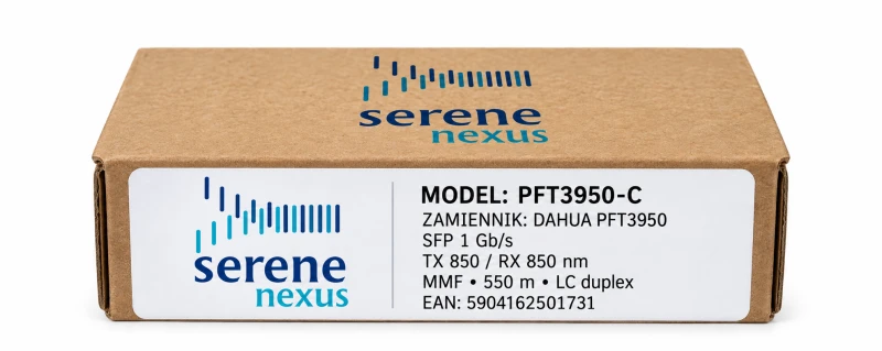 Serene Nexus PFT3950-C – opakowanie zamiennika Dahua PFT3950