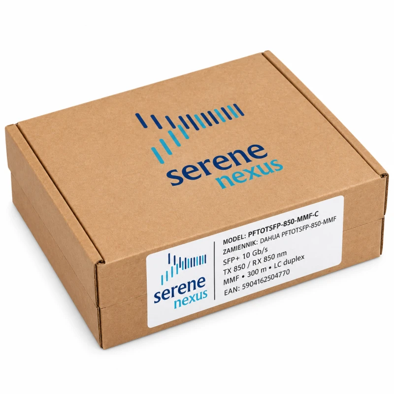 Serene Nexus PFTOTSFP-850-MMF-C – opakowanie zamiennika Dahua PFTOTSFP-850-MMF