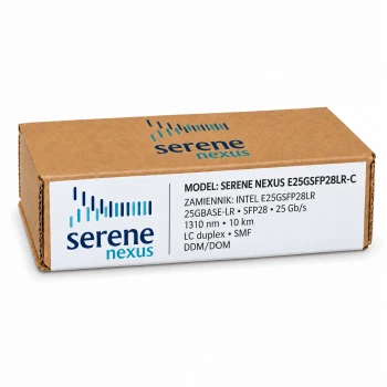 Serene Nexus E25GSFP28LR-C – zamiennik Intel SFP28 25G LR