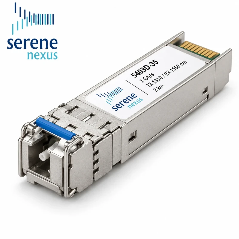 Serene Nexus – zamiennik TP-Link TL-SM321B-2, SFP 1 Gb/s, 2 km