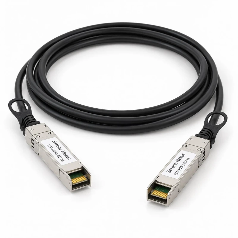 Zamiennik Cisco SFP-H25G-CU3M – Serene Nexus DAC pasywny 3 m