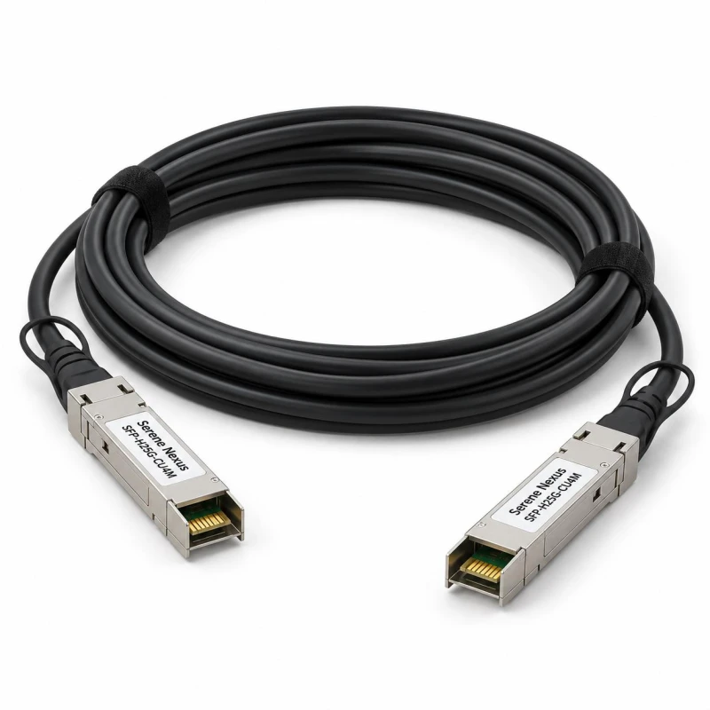 Zamiennik Cisco SFP-H25G-CU4M – Serene Nexus DAC pasywny 4 m