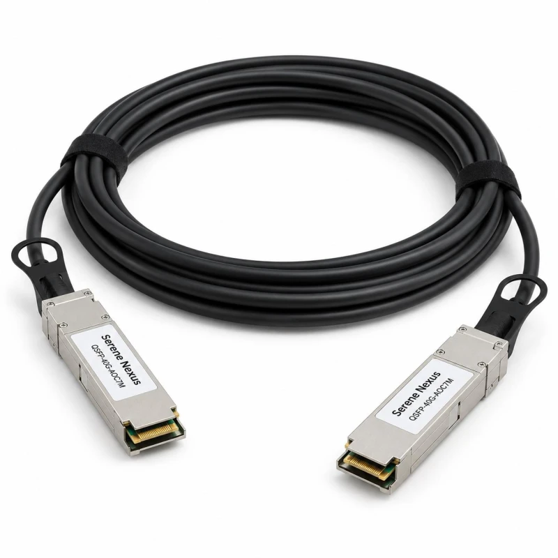 Zamiennik Cisco QSFP-H40G-AOC7M – Serene Nexus AOC 7 m