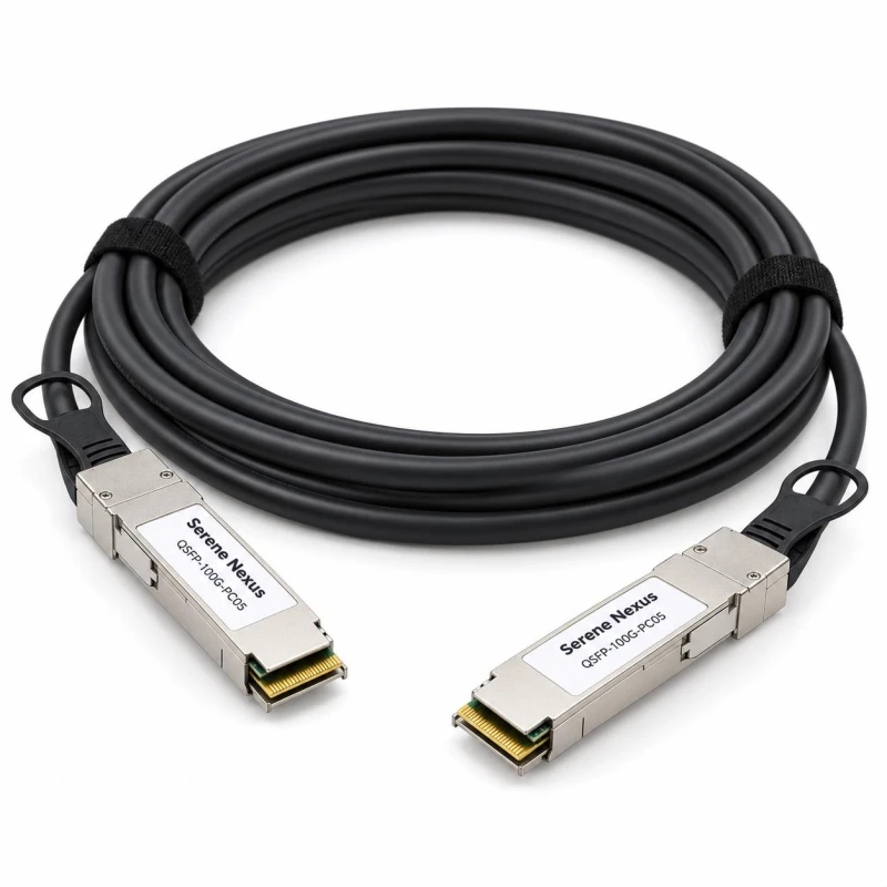 Zamiennik Cisco QSFP-100G-CU5M – Serene Nexus DAC pasywny 5 m