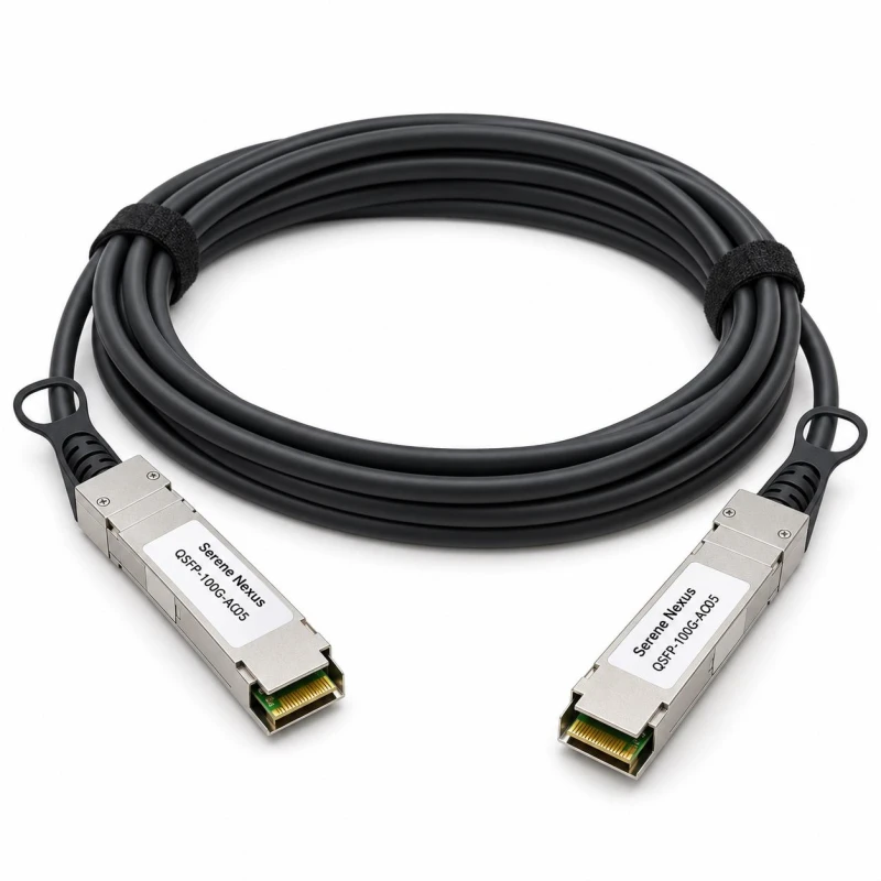 Zamiennik Cisco QSFP-100G-AOC5M – Serene Nexus AOC 5 m