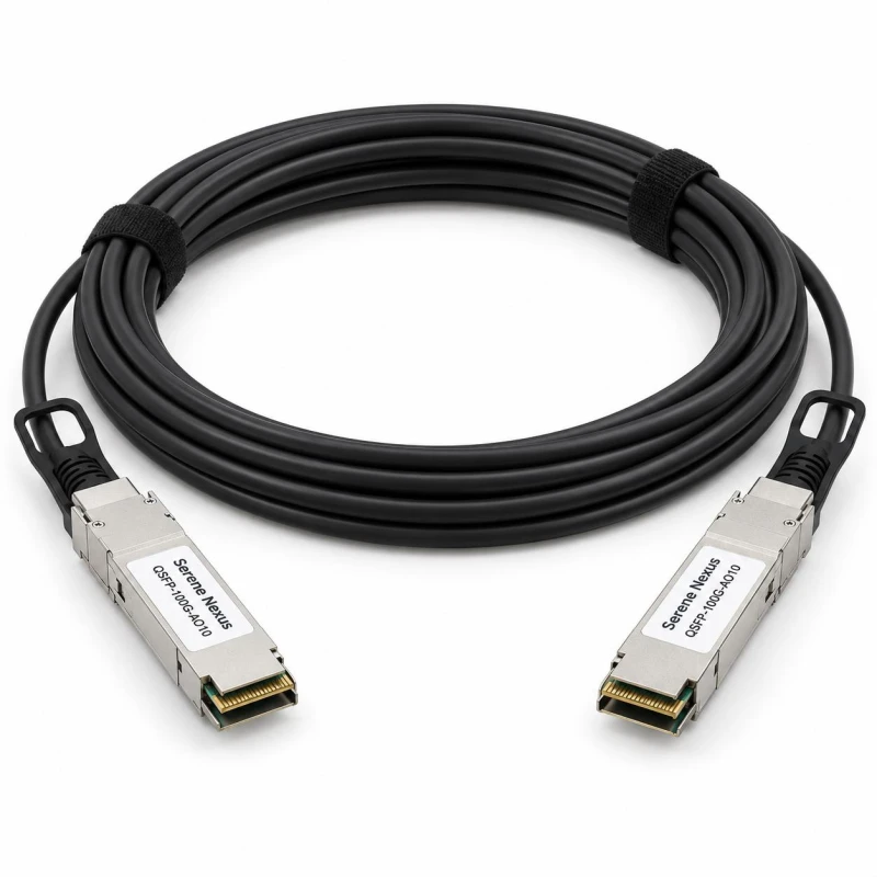 Zamiennik Cisco QSFP-100G-AOC10M – Serene Nexus AOC 10 m
