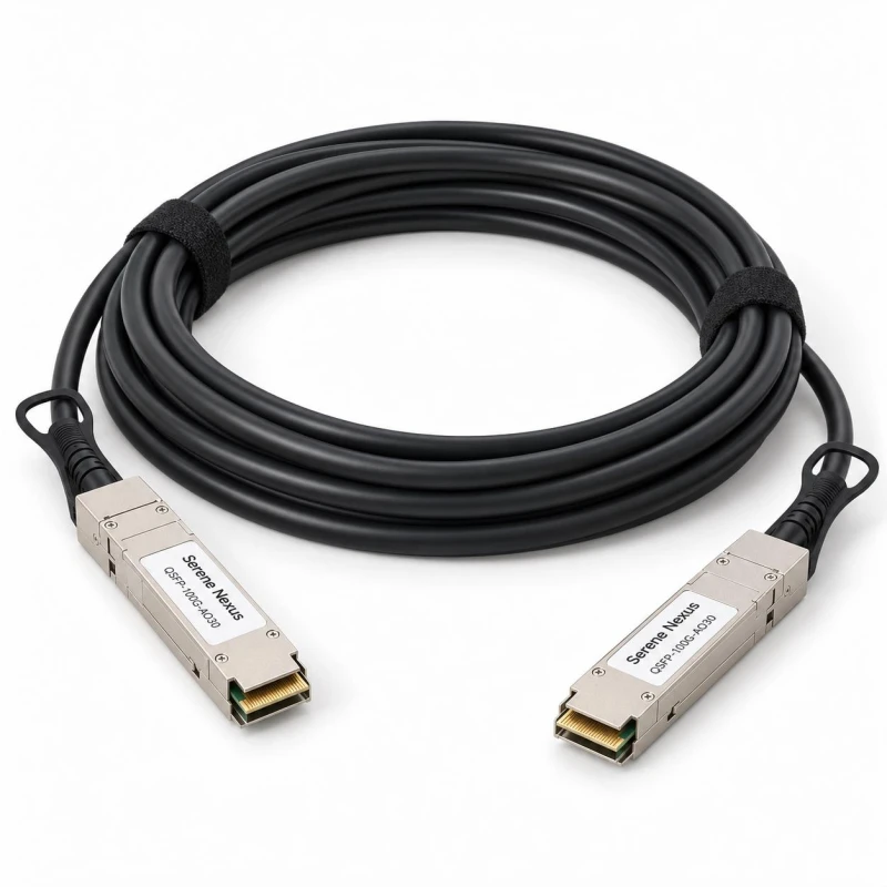 Zamiennik Cisco QSFP-100G-AOC30M – Serene Nexus AOC 30 m
