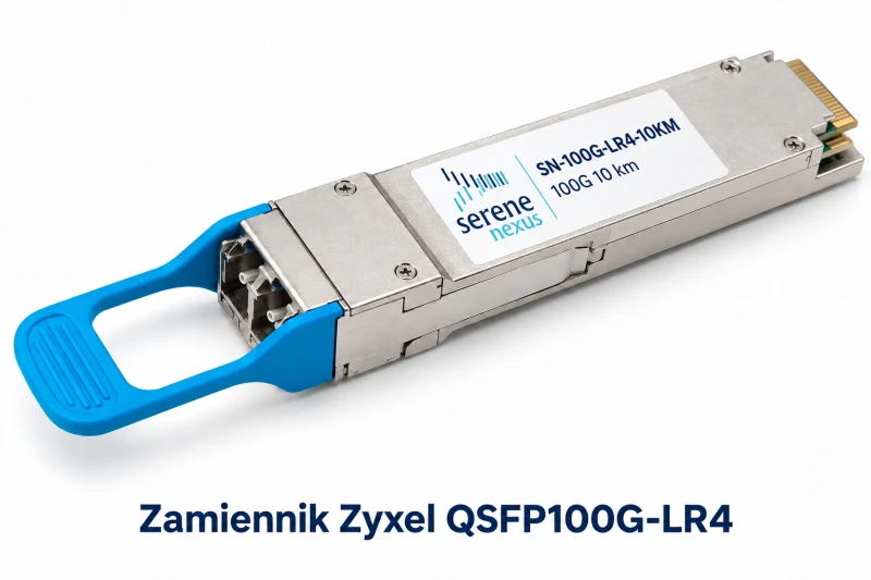 Zamiennik Zyxel QSFP100G-LR4 Serene Nexus SN-100G-LR4-10KM, QSFP28 100G, 10 km
