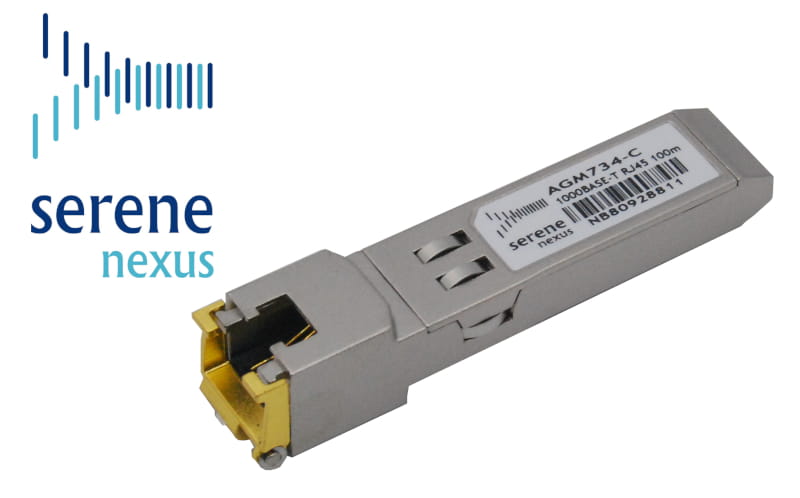 Serene Nexus AGM734-C – zamiennik NETGEAR AGM734, SFP 1G RJ45 100 m