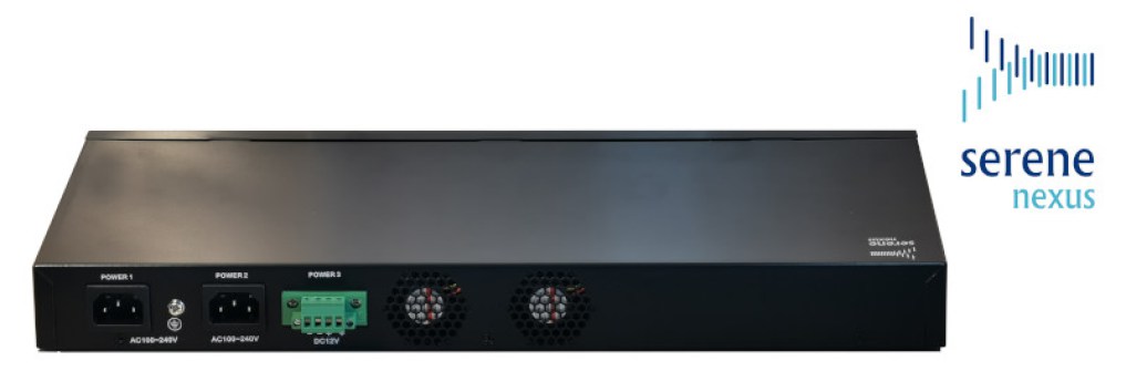 Przełącznik światłowodowy z serii 7500-16FSx-BP - potrójne zasilanie