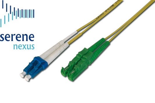 Patchcord światłowodowy jednomodowy LC/UPC-E2000/APC